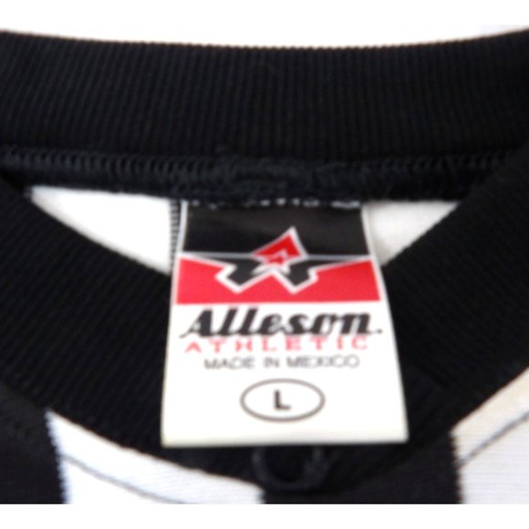 Football Alleson Referee Pull Over Shirt size Large preowned - Picture 2 of 3